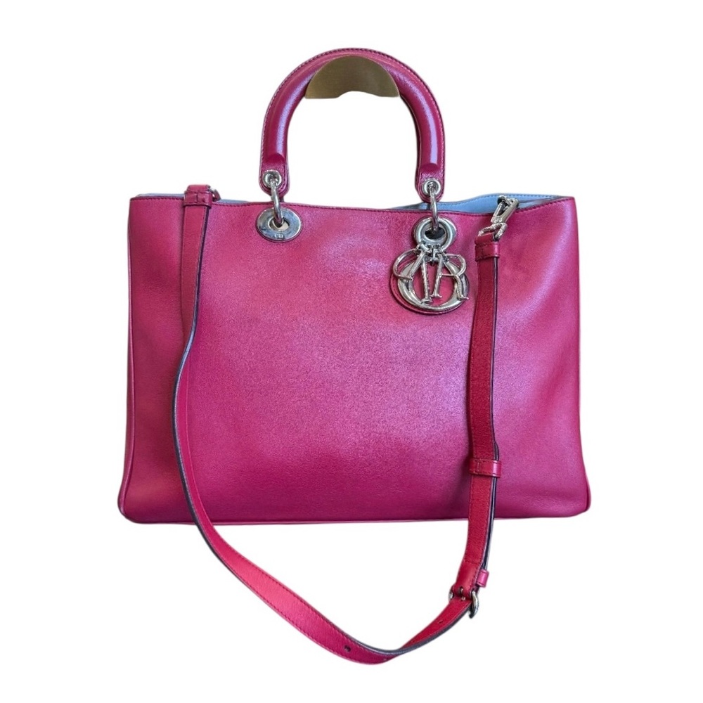 ✨🛍️ Christian Dior Red/Pink Diorissimo Tote